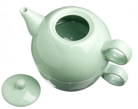 Old Amsterdam Sea Foam 1-Cup Tea 4 One Teapot With Mug