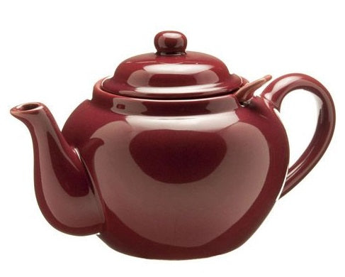 Old Amsterdam Burgundy 3-Cup Dominion Teapot with Infuser