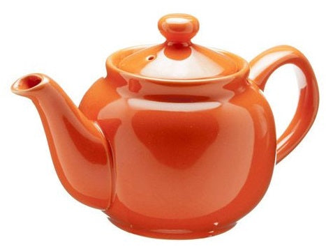 Old Amsterdam Copacabana Orange 2-Cup Hampton Teapot