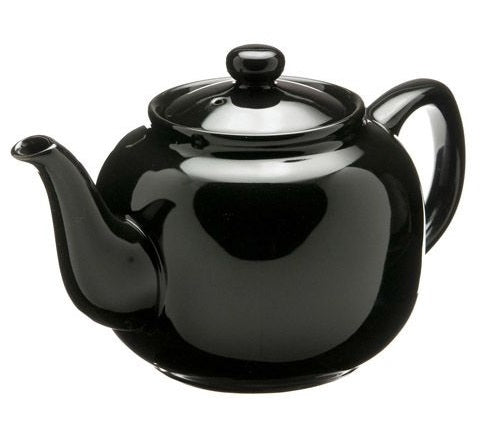 Old Amsterdam Black 6-Cup Windsor Teapot