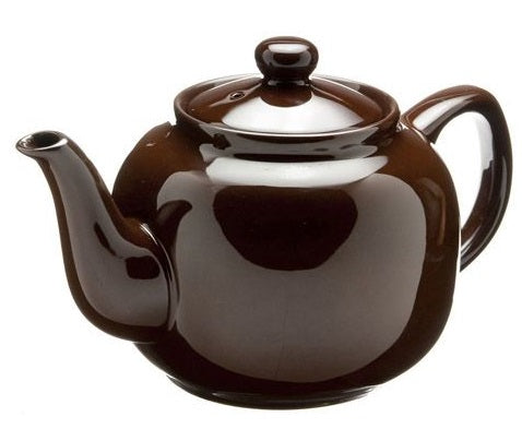 Old Amsterdam Dark Brown 6-Cup Windsor Teapot