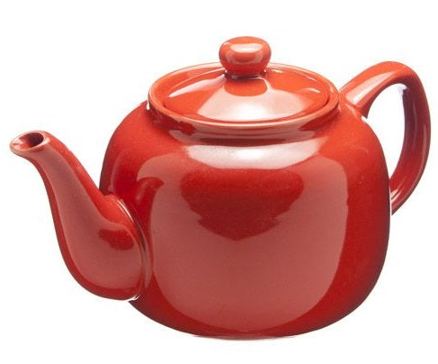 Old Amsterdam Vermillion Red 6-Cup Windsor Teapot