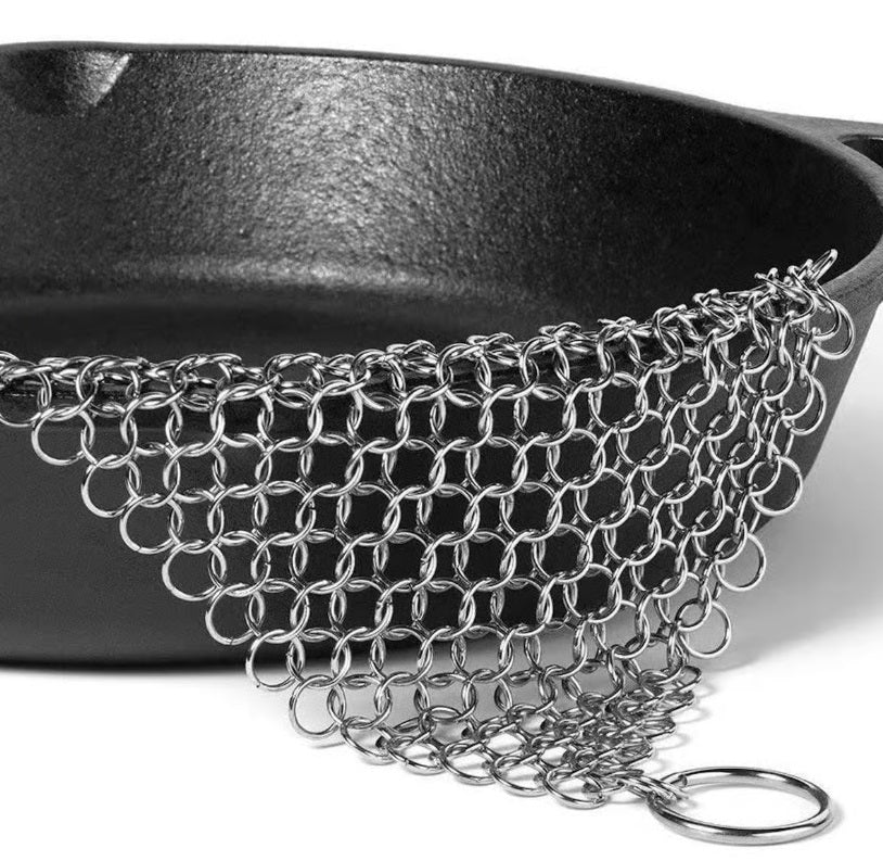 Outset Chain Mail Cast Iron Cleaner