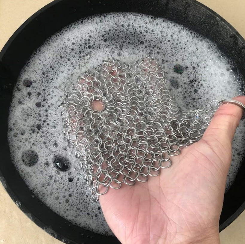 Outset Chain Mail Cast Iron Cleaner