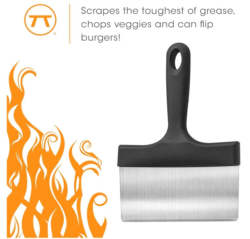 Outset Griddle Scraper with Handle