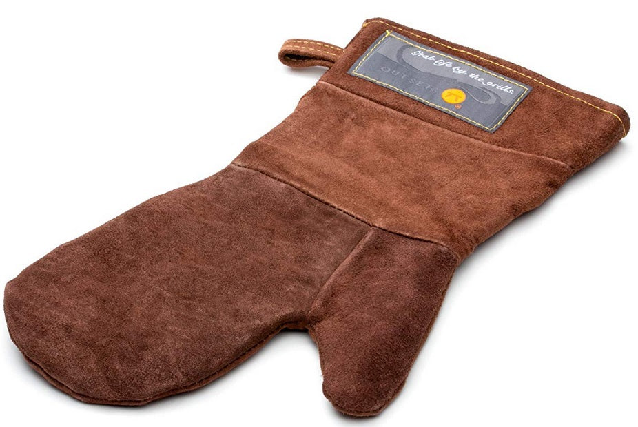 Outset Brown Leather Grill Mitt