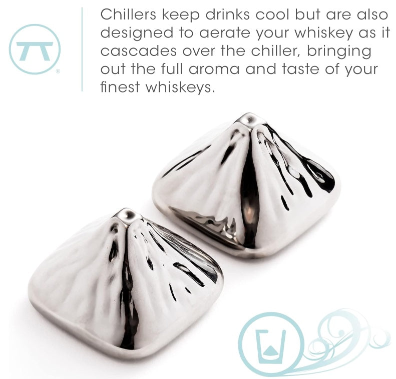 Outset Set of 2 Mountain Top Whiskey Chillers