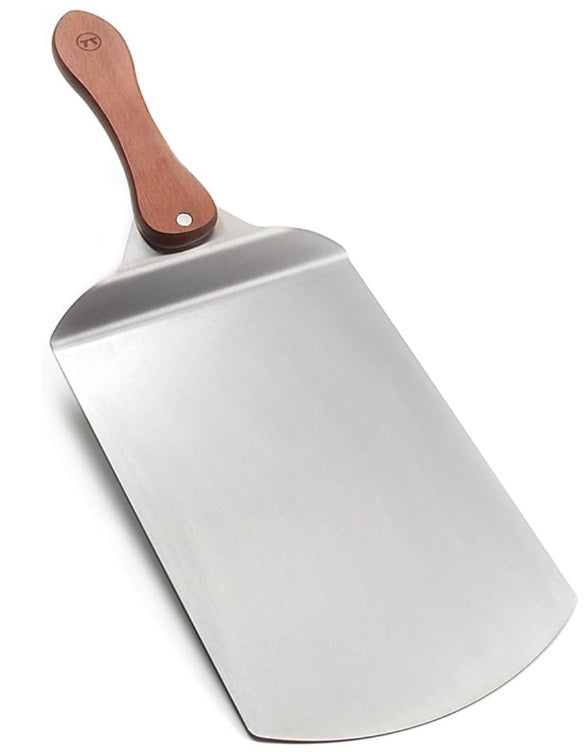 Outset Stainless Steel Pizza Peel with Rosewood Handle