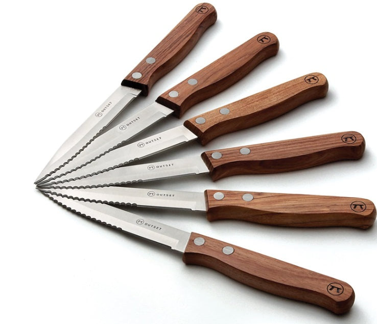 Outset Rosewood Steak Knife Set of 6