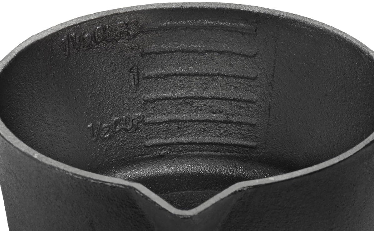 Outset Cast Iron Sauce Pot with Silicone Brush