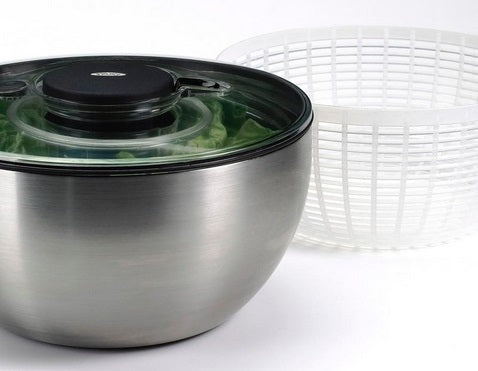 Oxo Steel Large Stainless Steel Salad Spinner