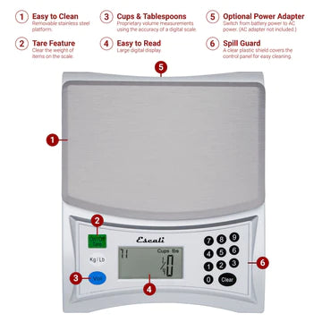 Escali Pana Digital Baking Scale