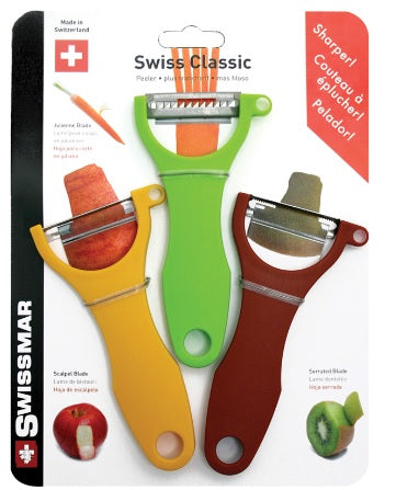 Swissmar Swiss Classic 3pc Peeler Set