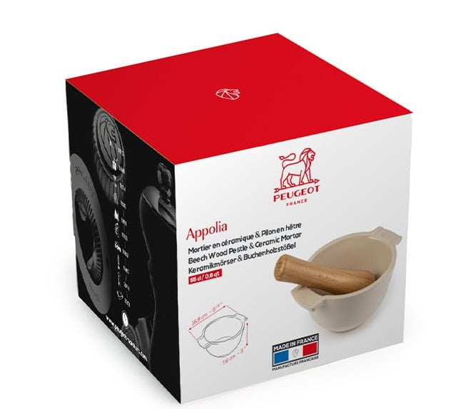 Peugeot Appolia Mortar & Pestle Ecru