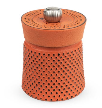 Peugeot Bali Fonte Orange Cast Iron Pepper Mill