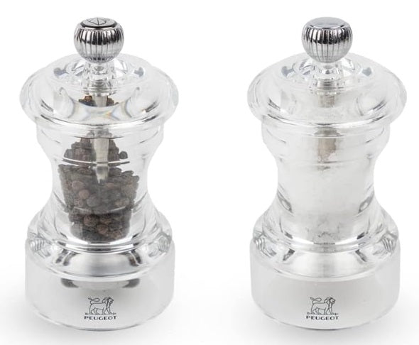 Peugeot Bistro Duo Acrylic Pepper &amp; Salt Mill Set