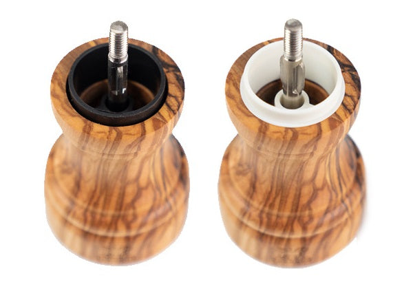 Peugeot Bistro Duo Olive Wood Salt & Pepper Mill Set 10cm