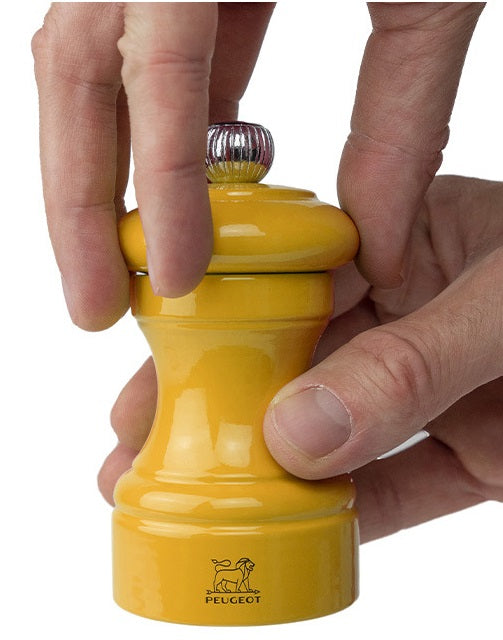 Peugeot Bistro Saffron Yellow Lacquer Pepper Mill