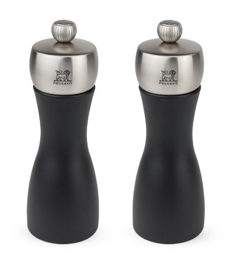 Peugeot Fidji Duo Black Salt and Pepper Mill Set 15cm