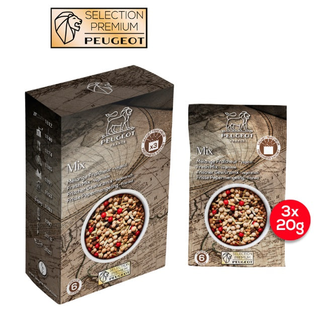 Peugeot Fresh Blend Pepper Peppercorns 60g