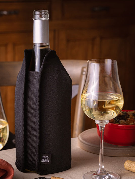 Peugeot Frizz Black Expandable Wine Cooling Sleeve