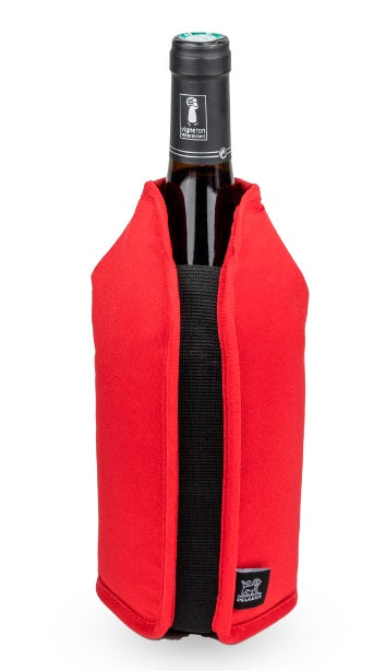 Peugeot Frizz Red Expandable Wine Cooling Sleeve