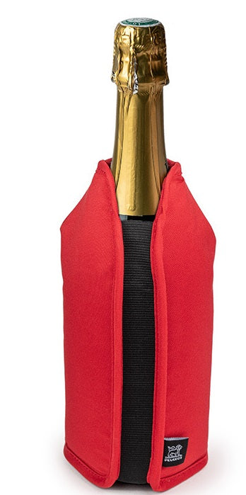 Peugeot Frizz Red Expandable Wine Cooling Sleeve