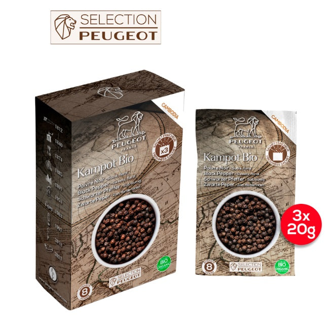 Peugeot Organic Kampot Bio Cambodia Black Pepper 60g