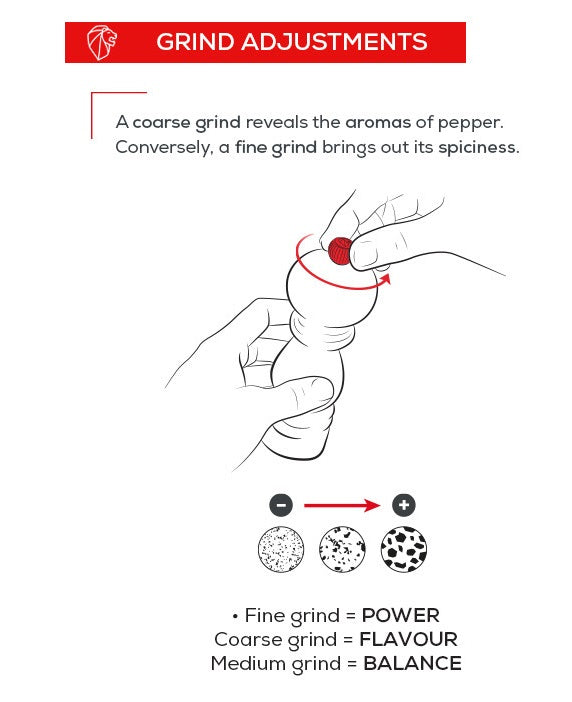 Peugeot Line Natural Pepper Mill 12cm