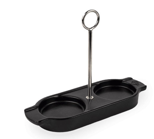 Peugeot Linea Ceramic Mill Tray with Handle Satin Black