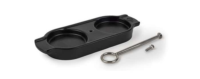 Peugeot Linea Ceramic Mill Tray with Handle Satin Black