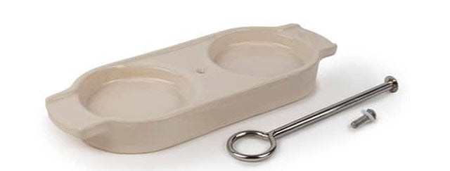 Peugeot Linea Ceramic Mill Tray with Handle Ecru