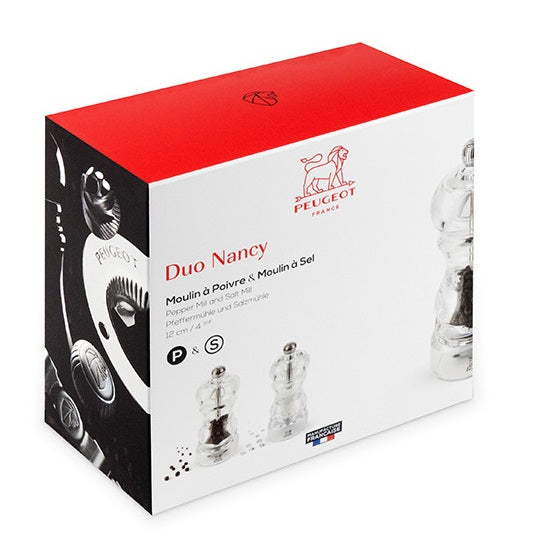 Peugeot Nancy Duo 12cm Salt & Pepper Mill Set