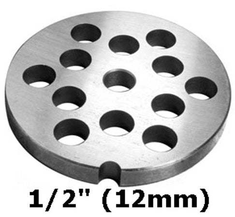 Porkert Meat Grinder #32 Replacement Grinder Plate 1/2&quot;