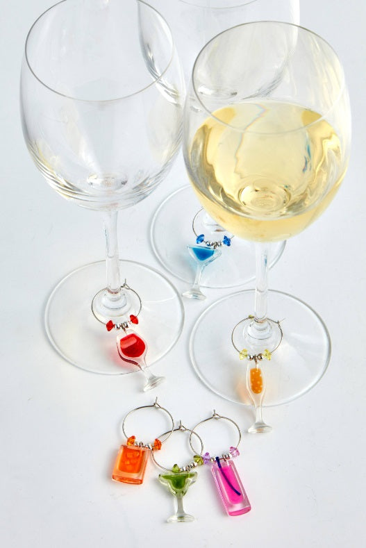 Prodyne Cocktail Stemware Charms Set of 6