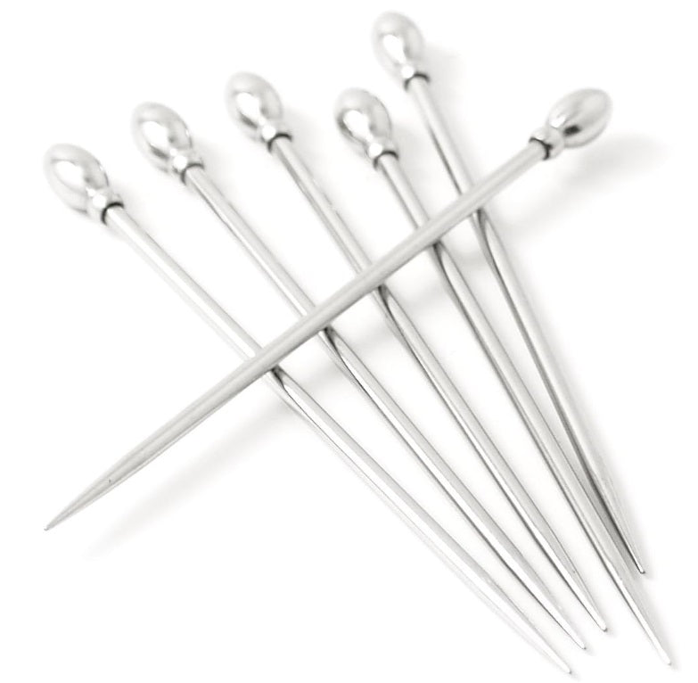 Prodyne Stainless Steel Martini Picks Set of 6