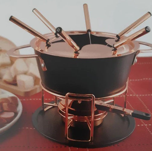 Swissmar Realp Cast Aluminum 3 in 1 Fondue Set