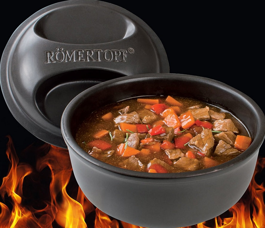 Romertopf BBQ 2-4 Person Flame Safe Grilling Dutch Oven