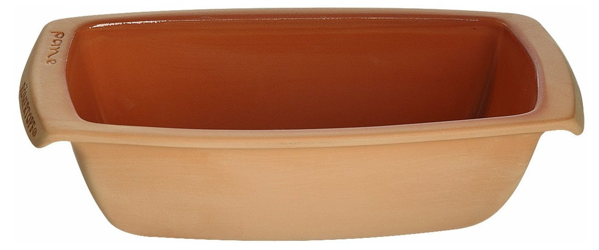 Romertopf Rectangular Clay Bread Loaf Pan