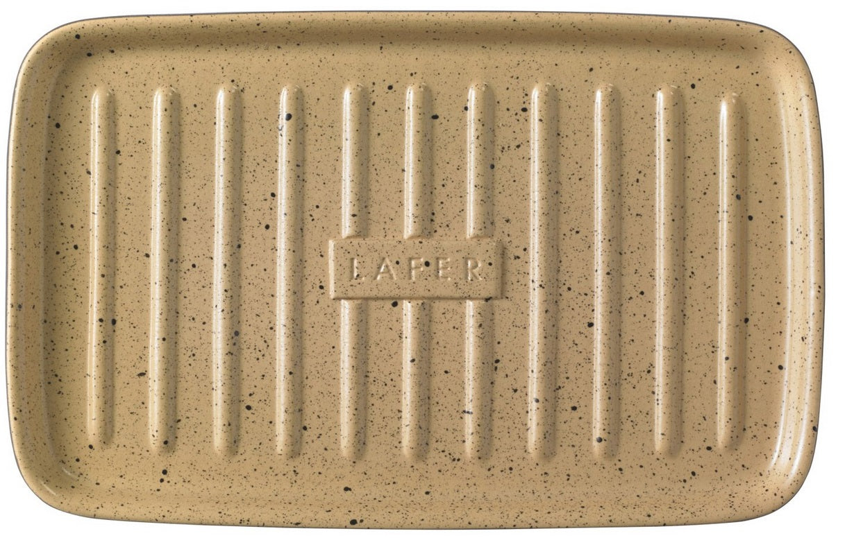 Romertopf Lafer BBQ Rectangular Grilling Dish with Ridges