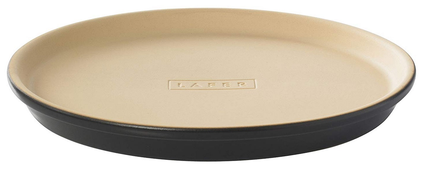 Romertopf Lafer BBQ Pizza & Grilling Dish with Unglazed Surface