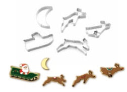 Fox Run Santa's Sleigh Cookie Cutter Set