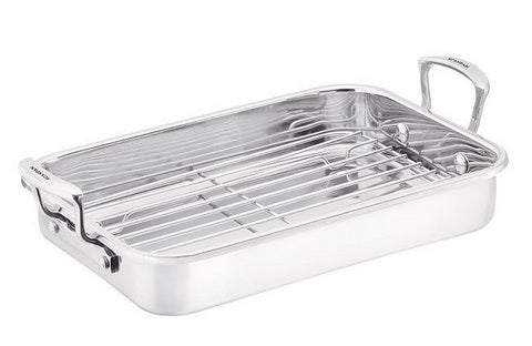 Scanpan Impact Stainless Steel Roasting Pan with Rack