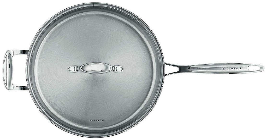 Scanpan Impact 11" Stainless Steel Saute Pan with Lid