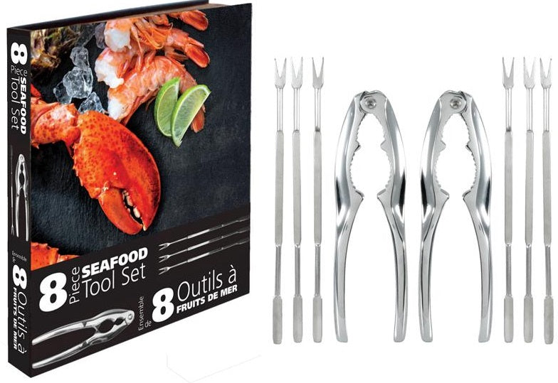 Natural Living Seafood Tool Set of 8