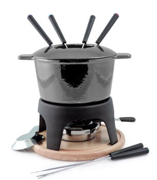 Swissmar Sierra Metallic Black 3 in 1 Fondue Set