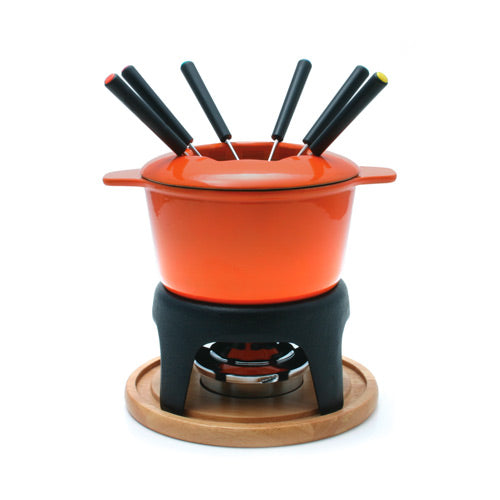 Swissmar Sierra Orange 3 in 1 Fondue Set