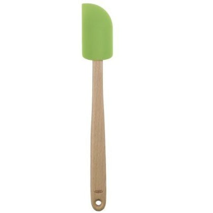 Wooden Silicone Spatula Key Lime 13&quot;