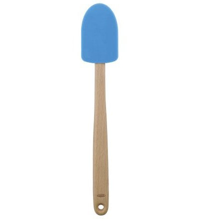 Wooden Silicone Spoon Spatula Blueberry