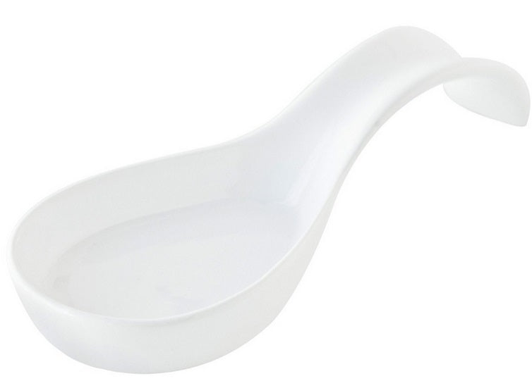 Fox Run White Ceramic Spoon Rest